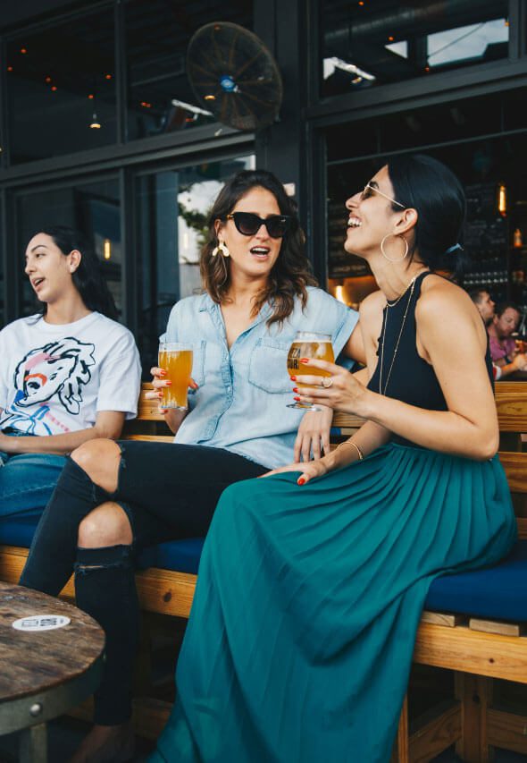 Childfree women in Winnipeg connecting and having a drink